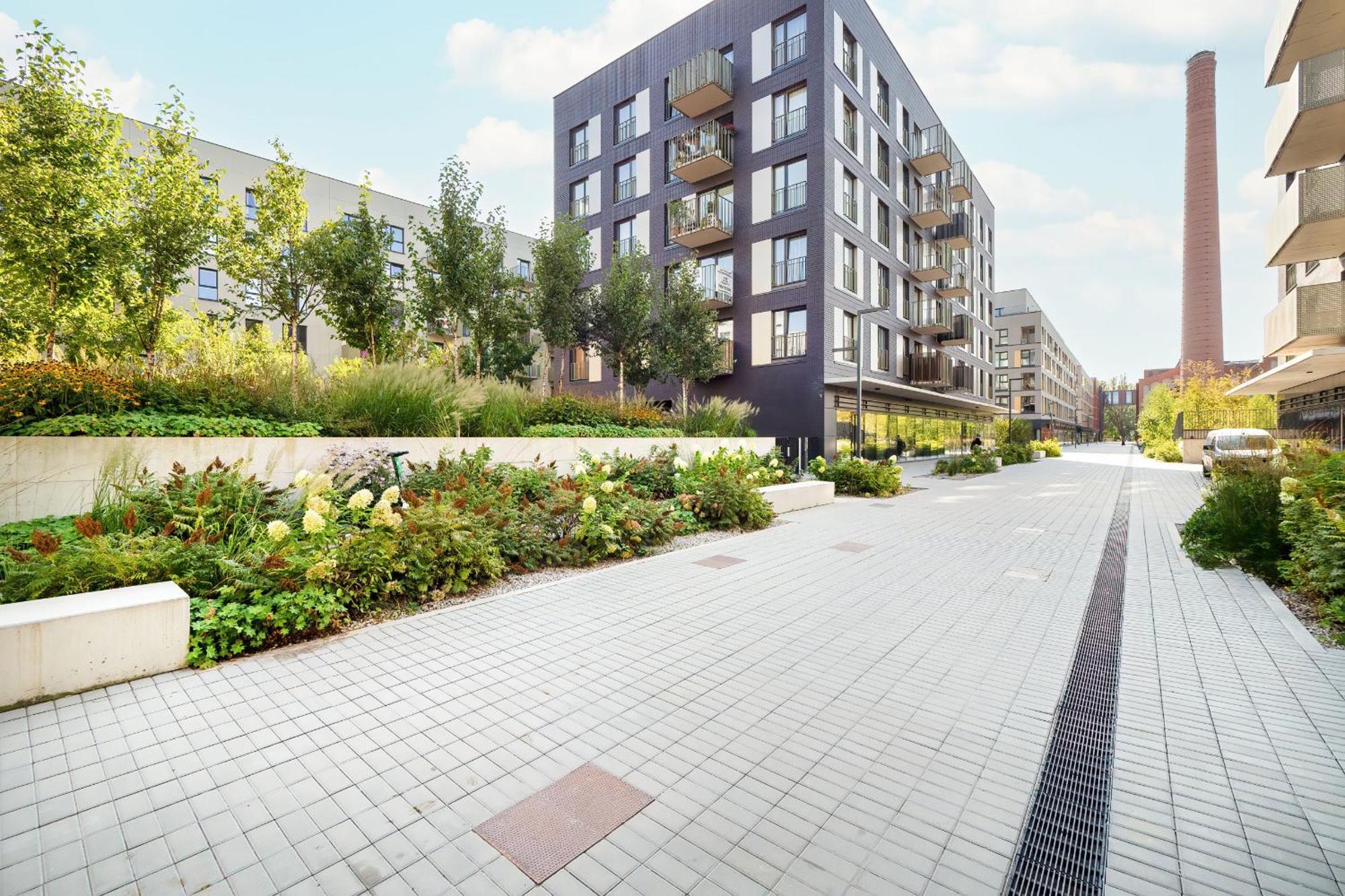 Luksusowe Studio W Lodzi Z Biurkiem, Balkonem I Klimatyzatorem By Renters Prestige Extérieur photo
